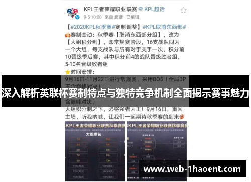 深入解析英联杯赛制特点与独特竞争机制全面揭示赛事魅力 深入解析英联杯赛制特点与独特竞争机制全面揭示赛事魅力